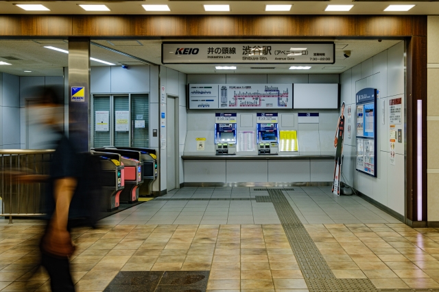 the Inokashira Line's Avenue Exit at Shibuya Station